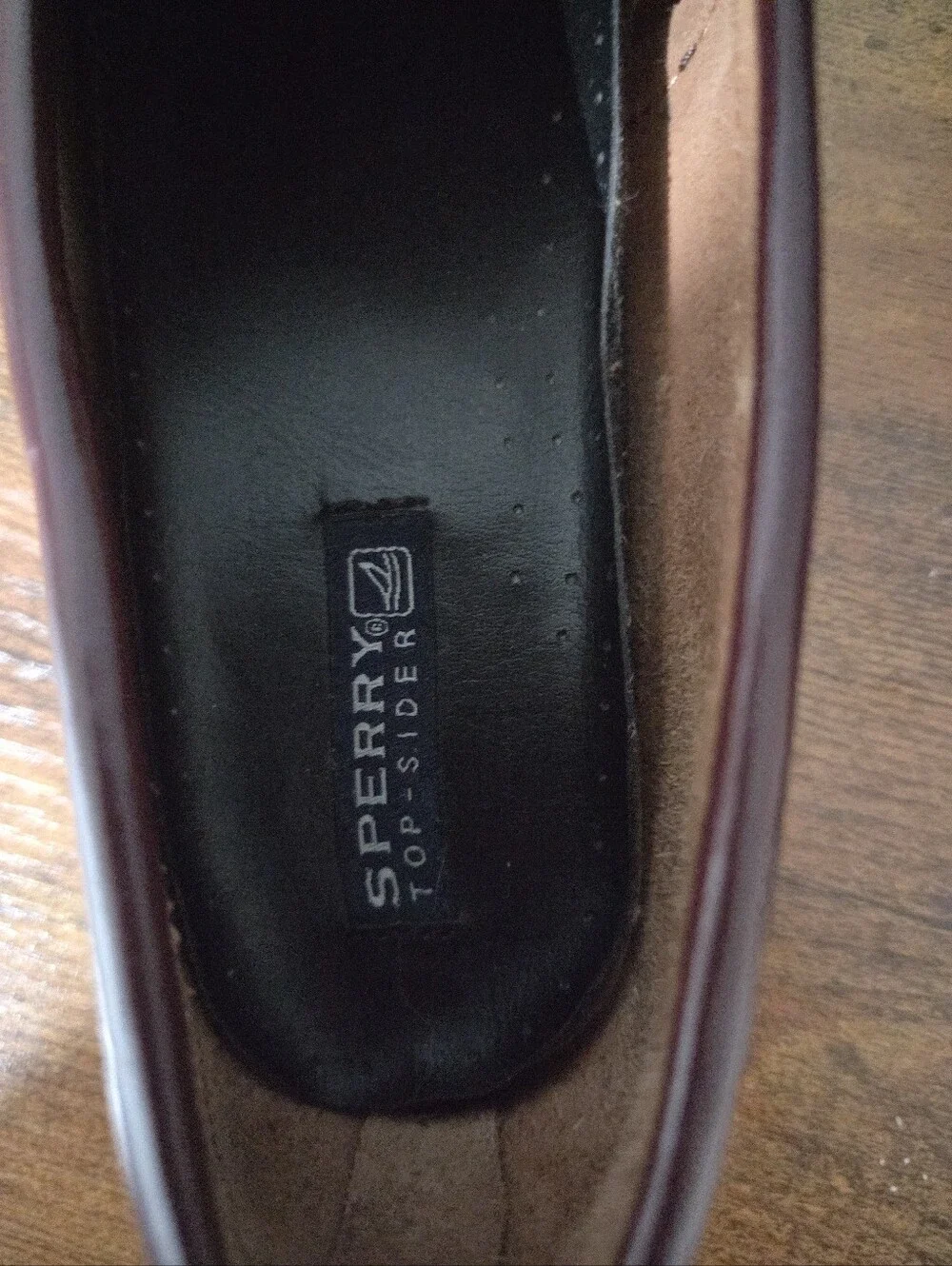 Sperry Boy's  Burgundy Penny Loafers.  2.5M